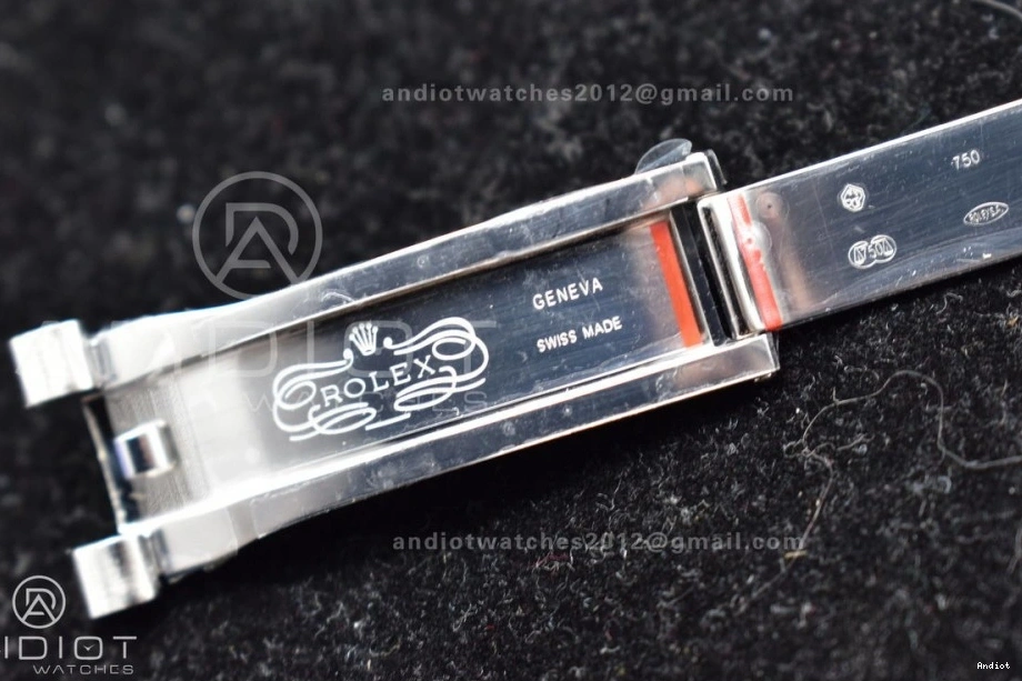 on Blue Dial V2 A3255 Arabic President Steel Markers Bracelet Iced GMF 904L DayDate SS 40 0511